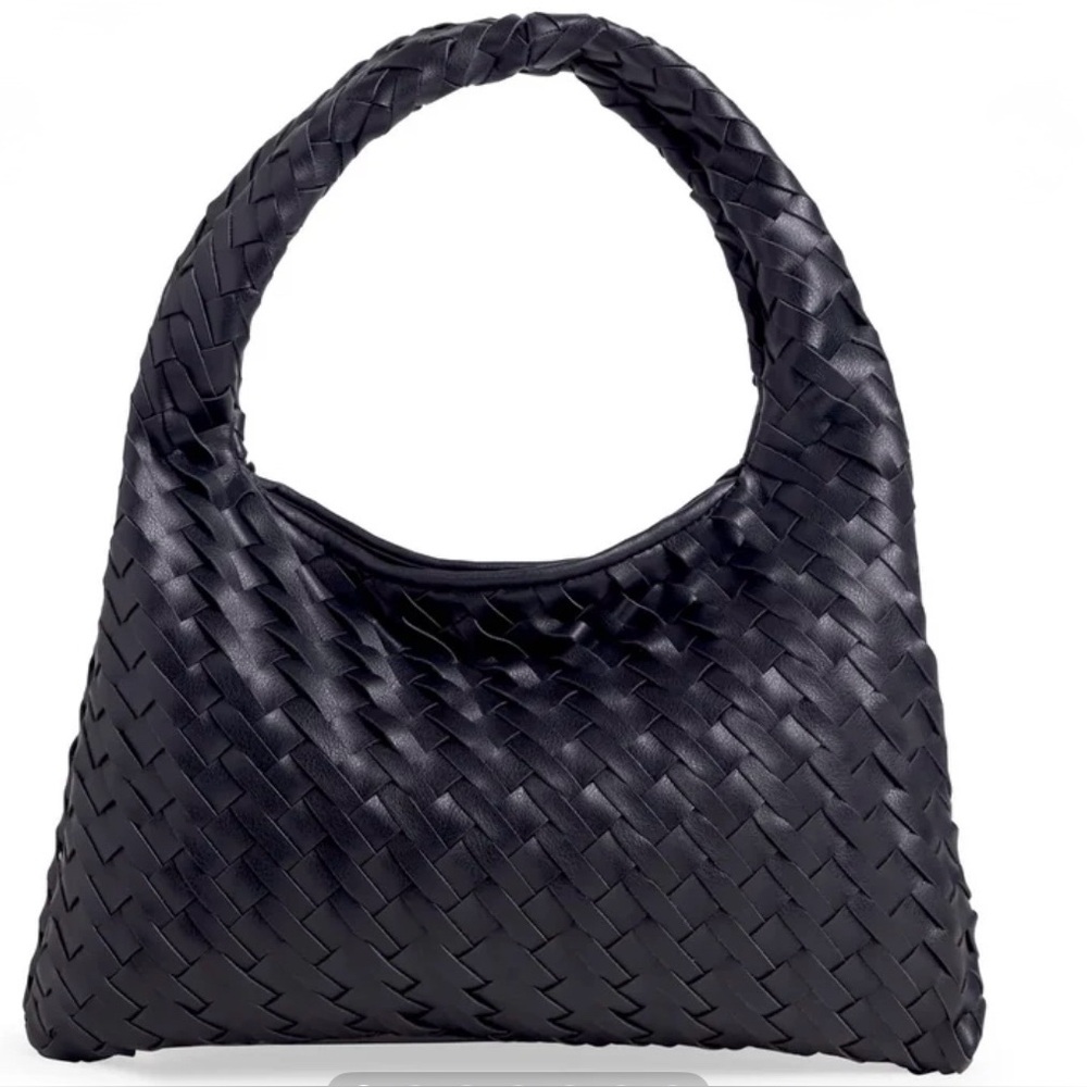 Walter Baker Anthropologie Haven Shoulder Bag Black Vegan Leather